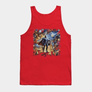 technology art painting Tank Top